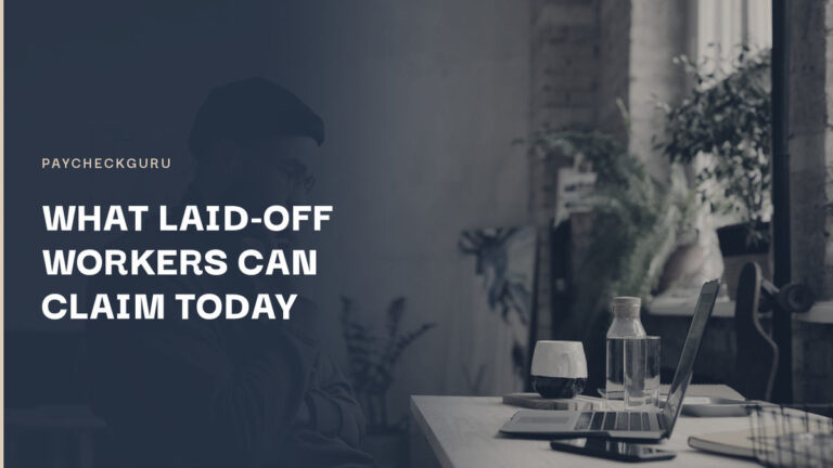A man sitting thoughtfully at a laptop at home, illustrating a worker weighing EI and Work-Sharing options after the Section 338 tariffs took effect