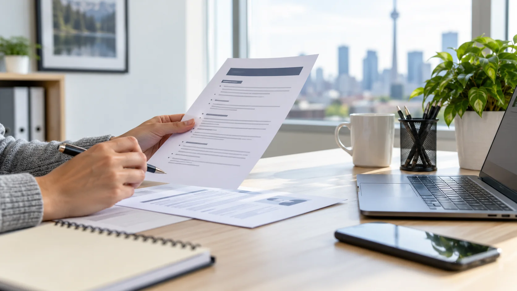 Canada job vacancies 2026: a job seeker reviews a job offer and offered wage